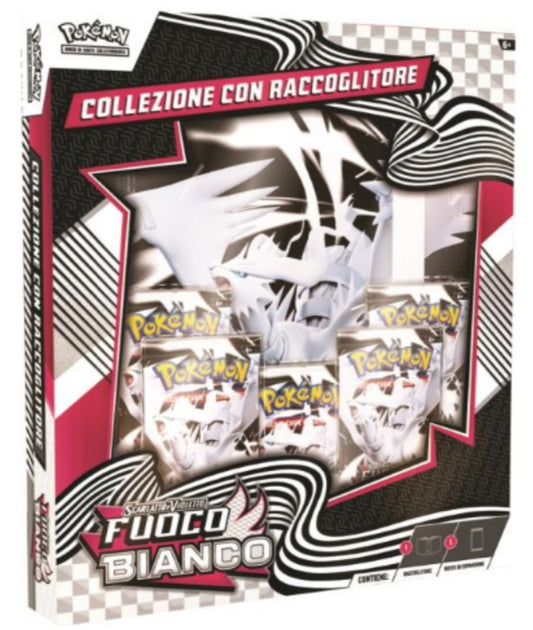 Collezione con raccoglitore Fuoco Bianco Ita